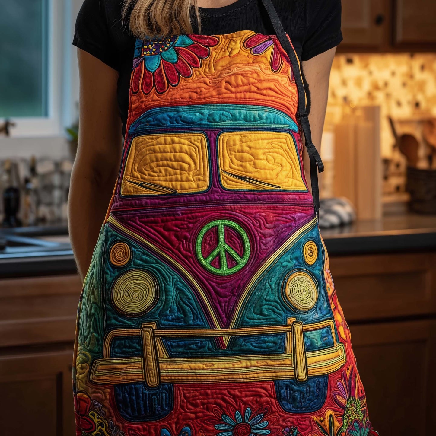 Hippie Vintage Van Quilted Apron GFTONL7157