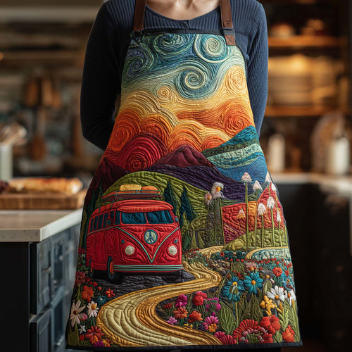 Vintage Wanderlust Quilted Apron GFTONL7159