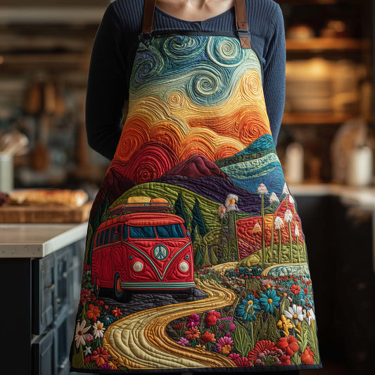 Vintage Wanderlust Quilted Apron GFTONL7159