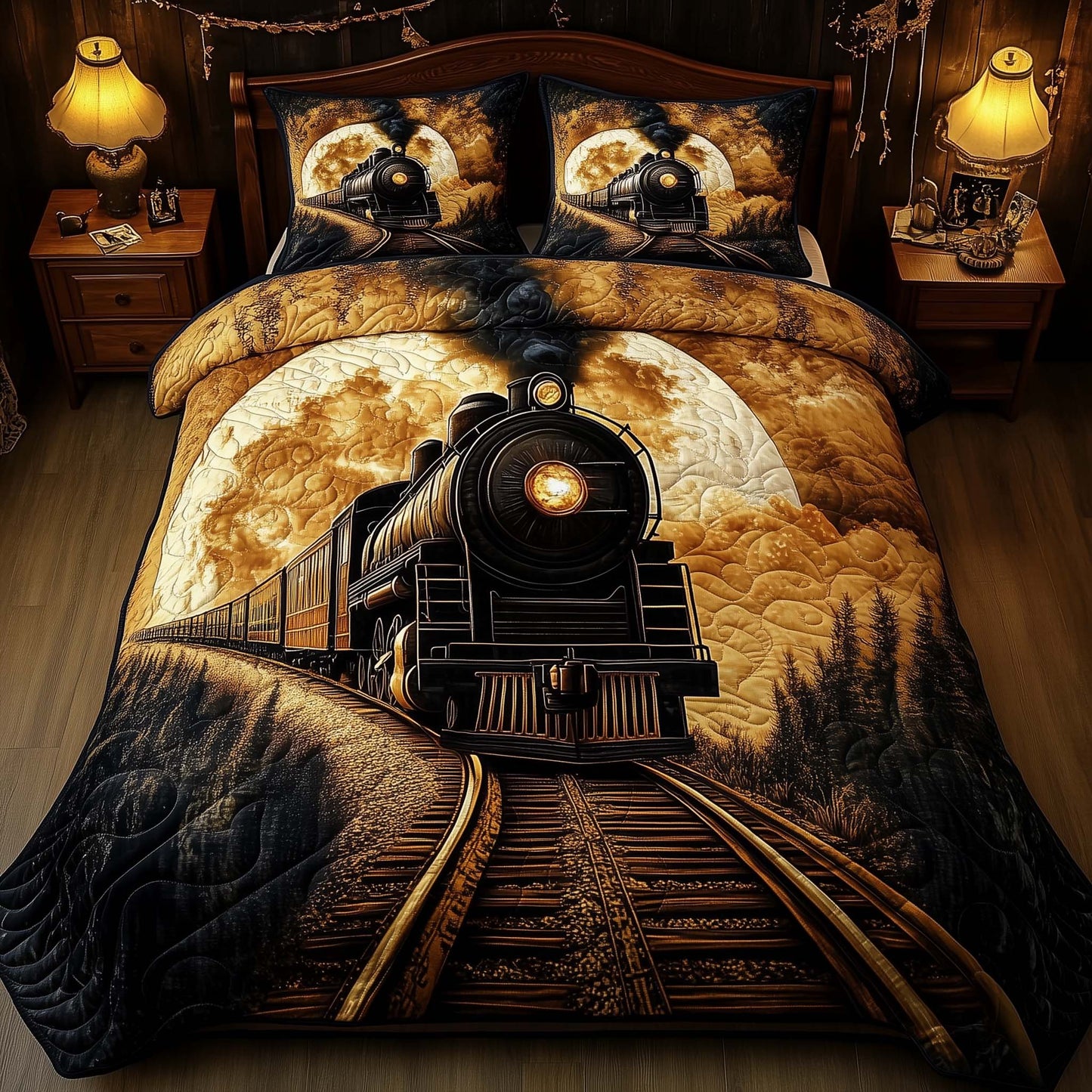 Golden Moon Journey Duvet Cover Set GFTONL7171