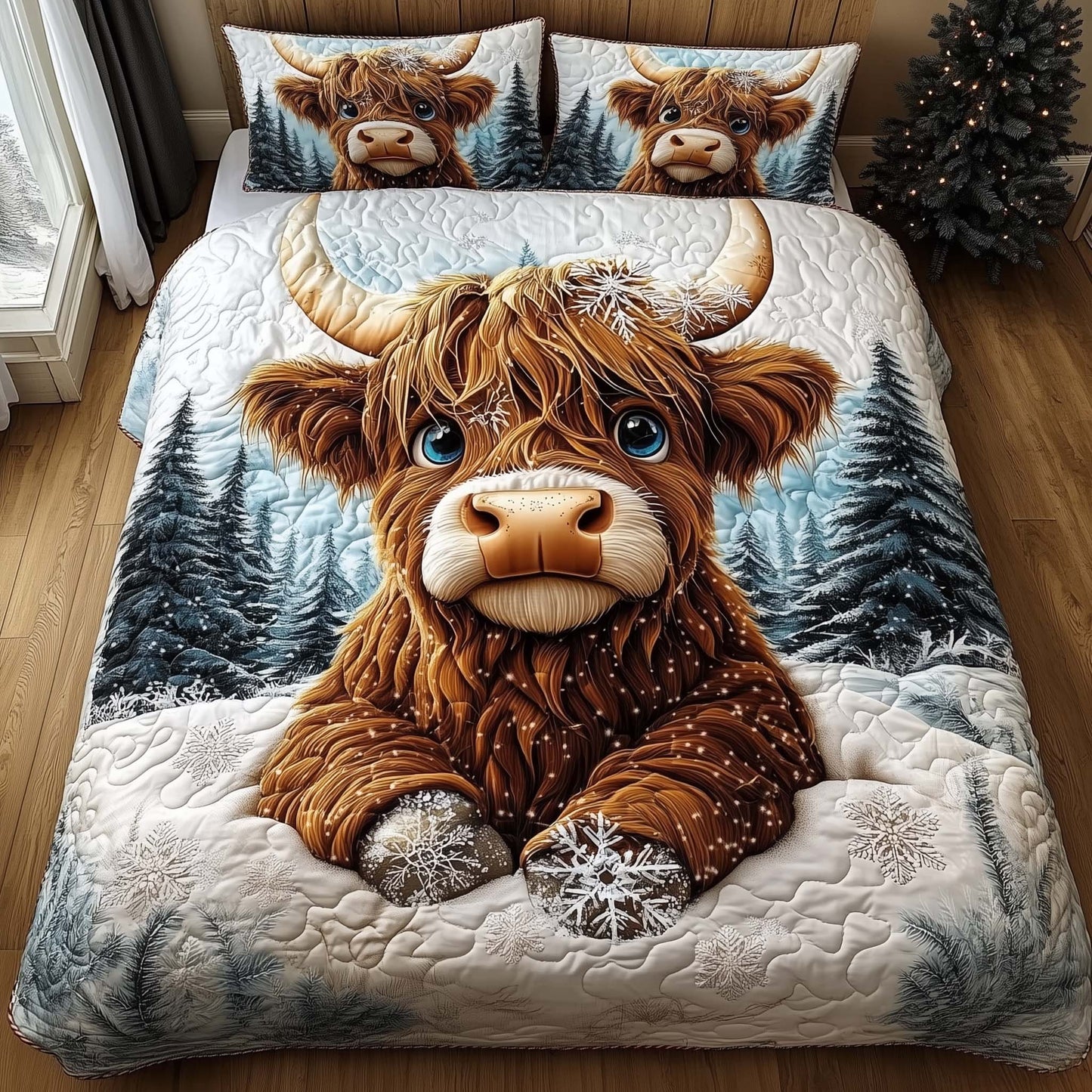 Highland Cow Duvet Cover Set GFTONL7179
