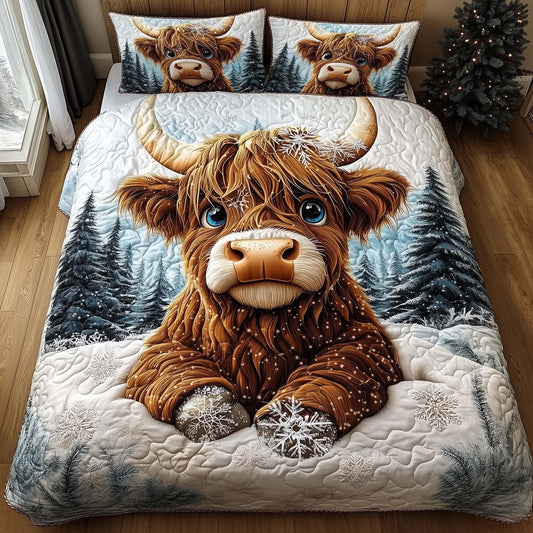 Highland Cow Duvet Cover Set GFTONL7179