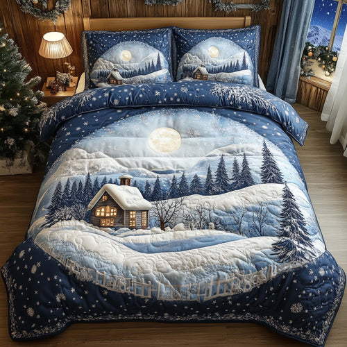 Snowy Town Duvet Cover Set GFTONL7188