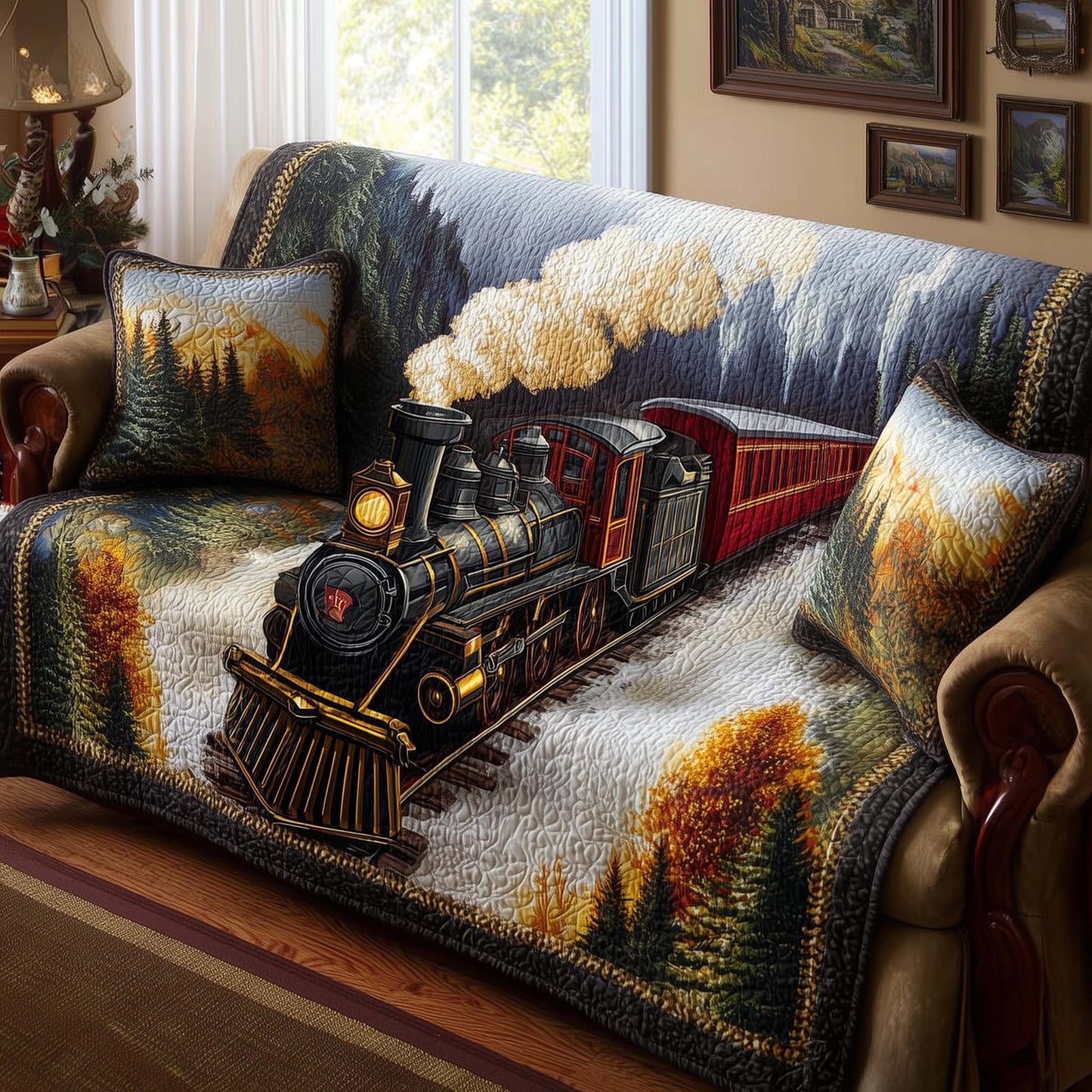 Peaceful Express Quilted Sofa Cover GFTONL7200