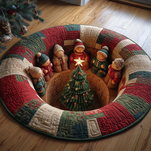 Holiday Harmony Quilted Round Mat GFTONL7225