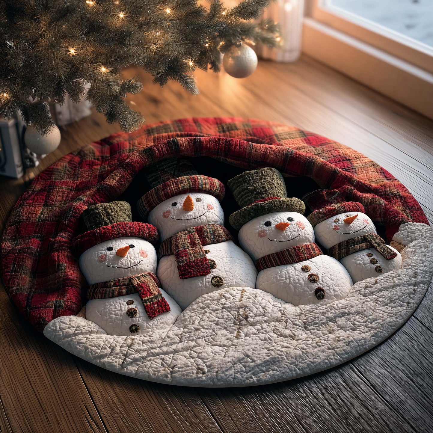 Cozy Together Quilted Round Mat GFTONL7226