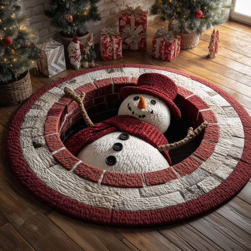 Snowman Joy Quilted Round Mat GFTONL7227