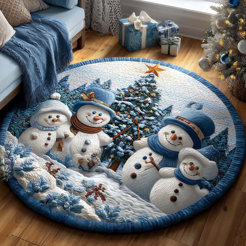 Holiday Glow Quilted Round Mat GFTONL7229