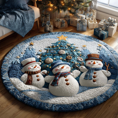 Holiday Glow Quilted Round Mat GFTONL7233