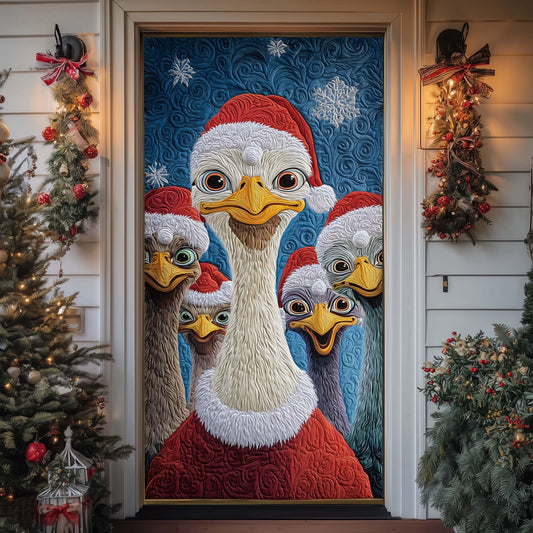 Whimsical Chicken Quilted Door Cover GFTONL7262