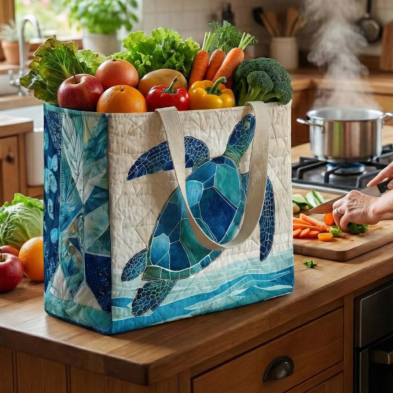 Ocean Breeze Quilted Shopping Bag GFTONL7297