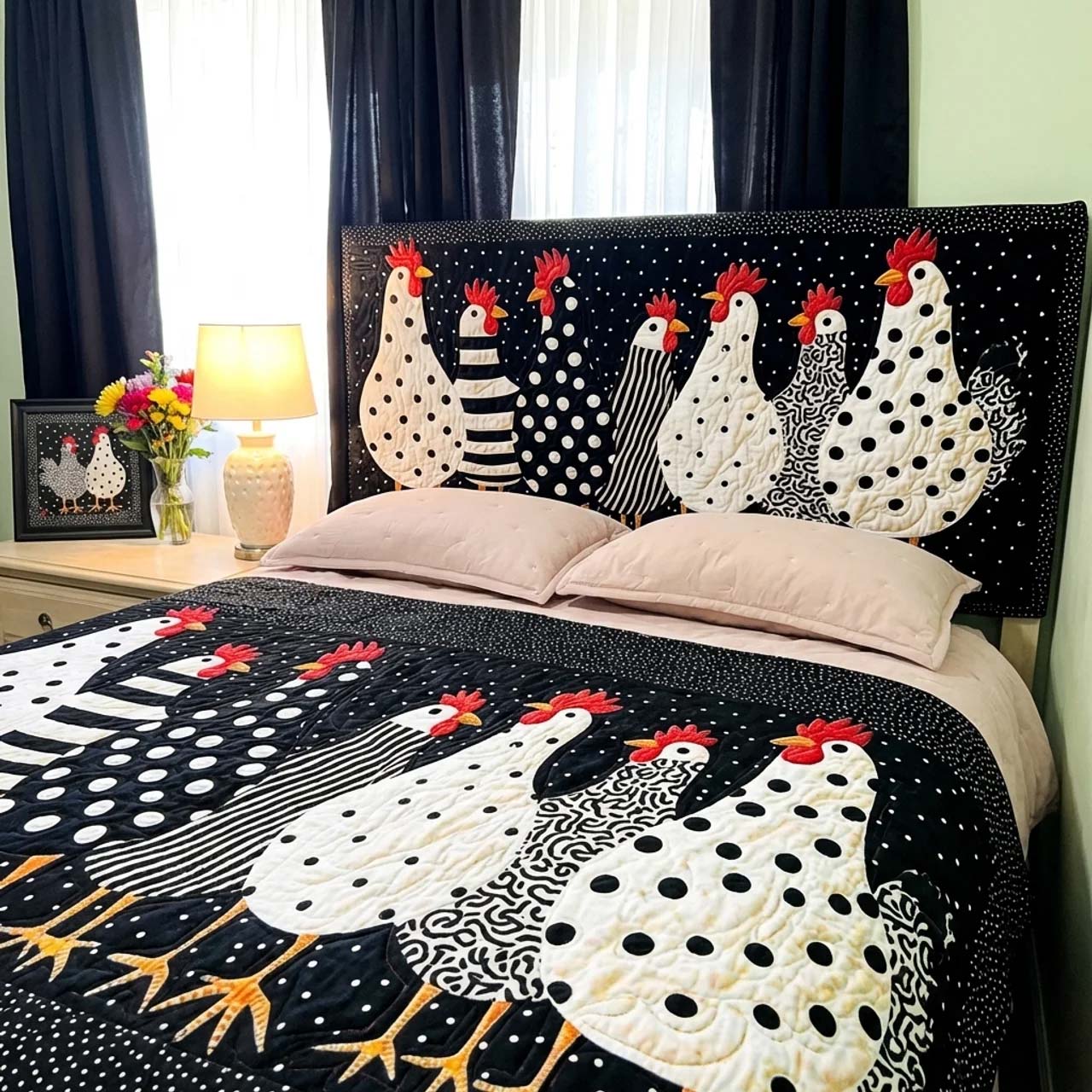 Hummingbird Grace 3-Piece Quilted Bedding Set GFTONL7318