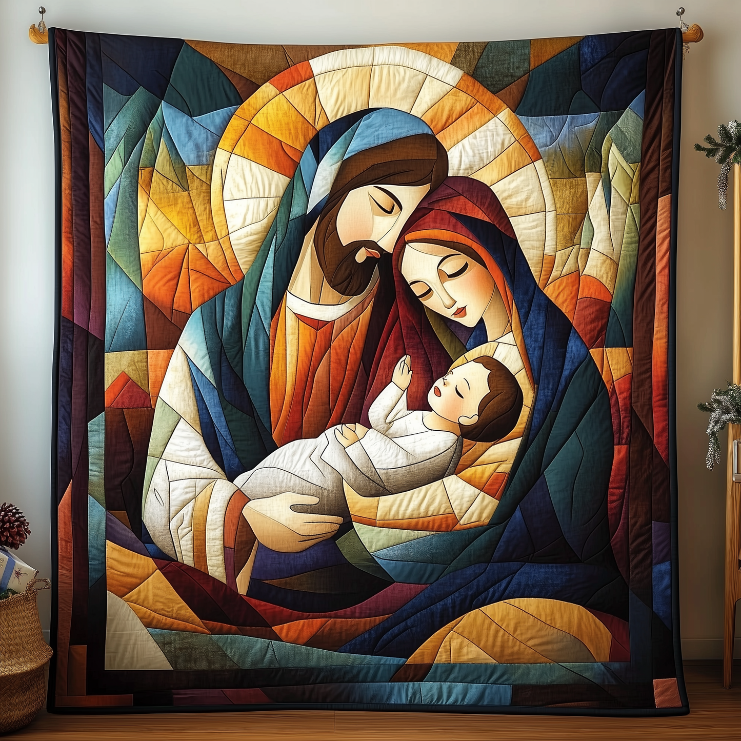 Holy Family Quilted Blanket GFTONL952
