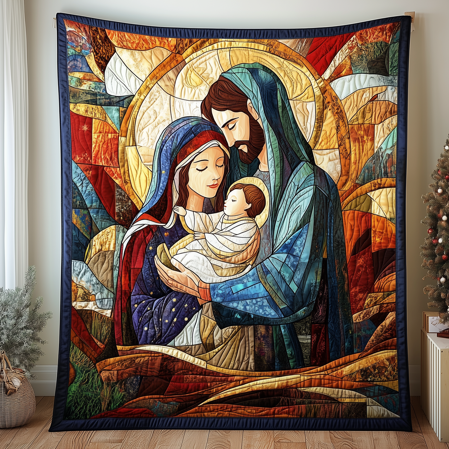 Holy Family Quilted Blanket GFTONL957