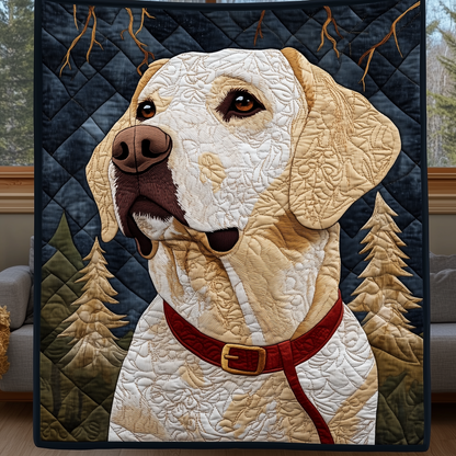Gazing Upon Life Labrador Retriever Quilted Blanket GFTONL969