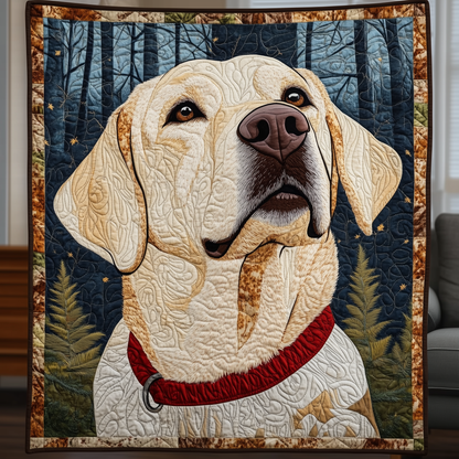 Gazing Upon Life Labrador Retriever Quilted Blanket GFTONL970