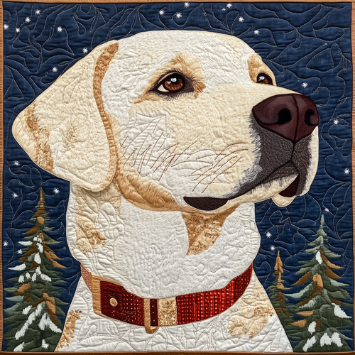 Gazing Upon Life Labrador Retriever Quilted Blanket GFTONL971