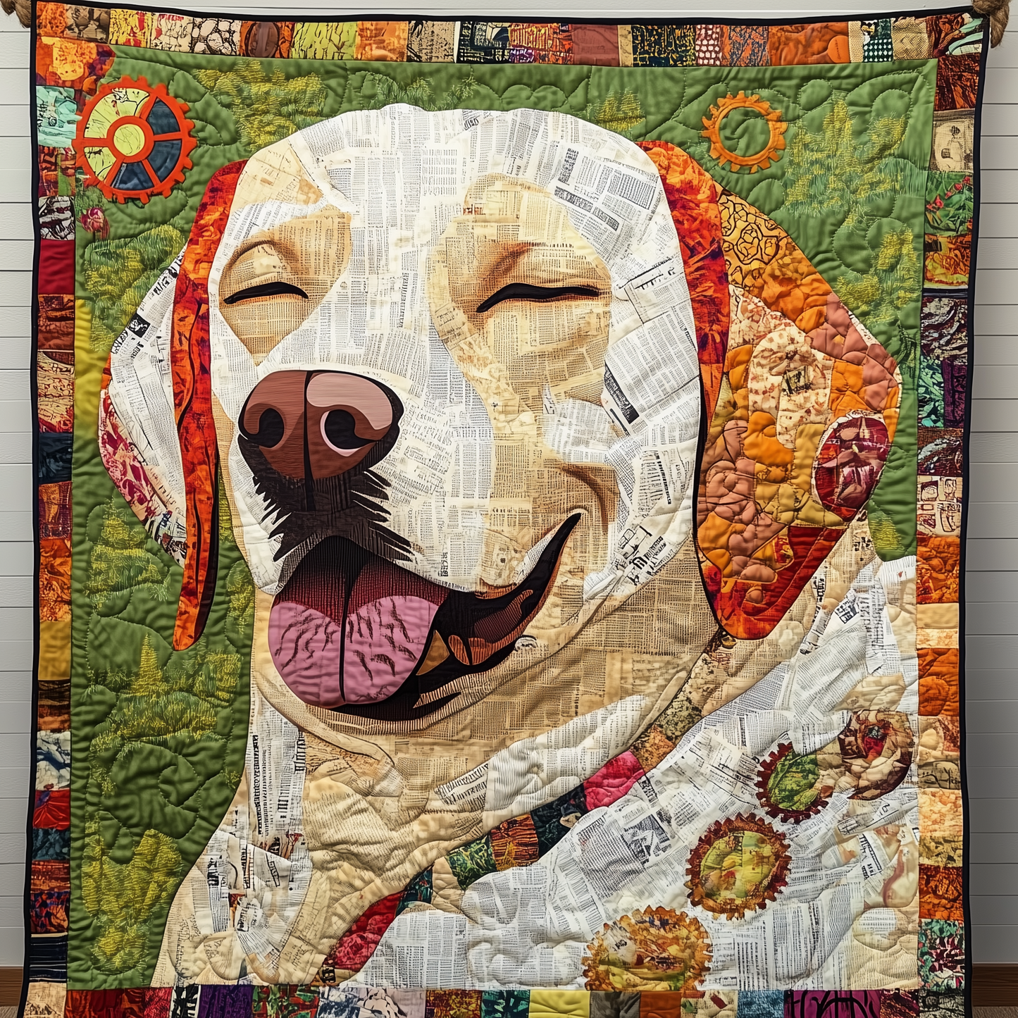 Peaceful Labrador Retriever Quilted Blanket GFTONL989