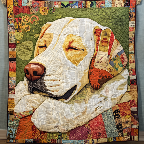 Peaceful Labrador Retriever Quilted Blanket GFTONL990