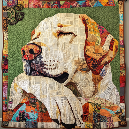 Peaceful Labrador Retriever Quilted Blanket GFTONL991