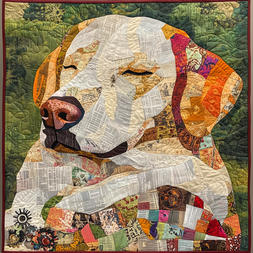 Peaceful Labrador Retriever Quilted Blanket GFTONL994
