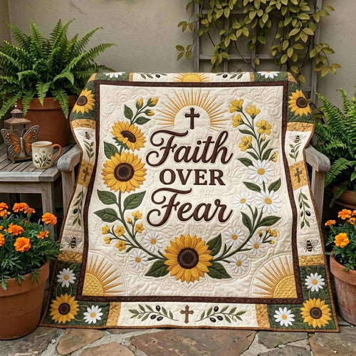 Floral Bible Quilted Blanket GFTONMU1085