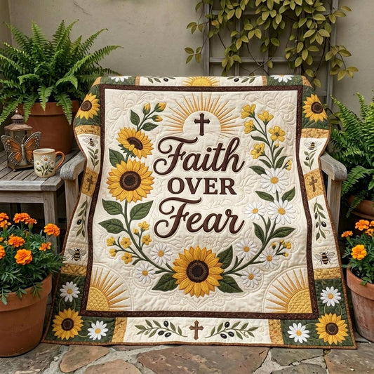 Floral Bible Quilted Blanket GFTONMU1085