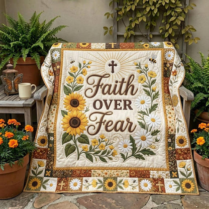 Floral Bible Quilted Blanket GFTONMU1089
