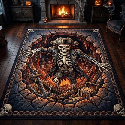 Haunted Skeleton Area Rug GFTONMU1104