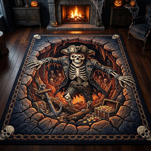 Haunted Skeleton Area Rug GFTONMU1104