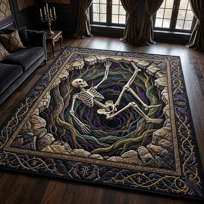 Haunted Skeleton Area Rug GFTONMU1112