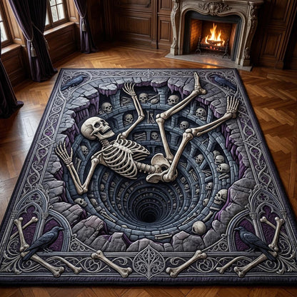 Haunted Skeleton Area Rug GFTONMU1114