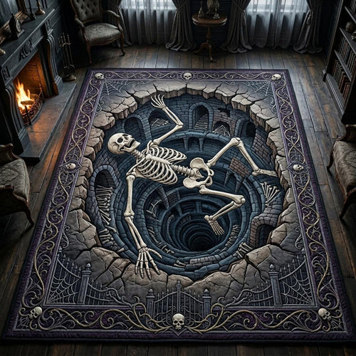 Haunted Skeleton Area Rug GFTONMU1115