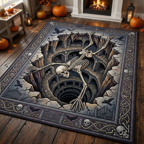 Haunted Skeleton Area Rug GFTONMU1116