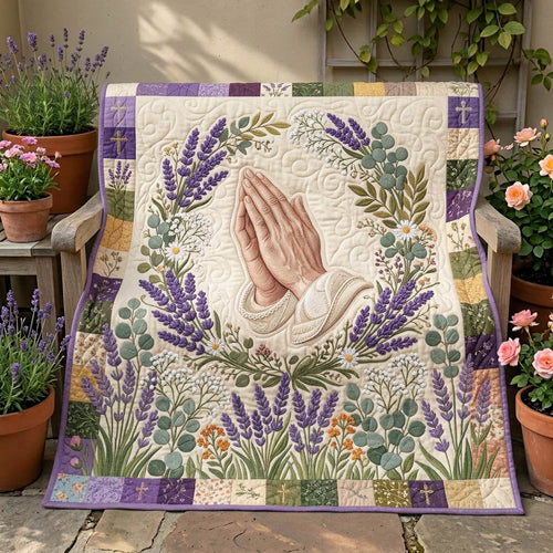 Floral Bible Quilted Blanket GFTONMU1239