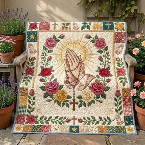 Floral Bible Quilted Blanket GFTONMU1240