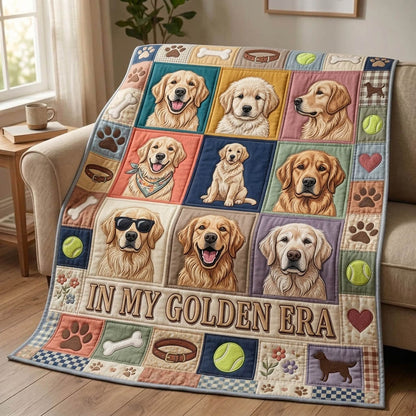 Golden Retrievers Quilted Blanket GFTONMU1248