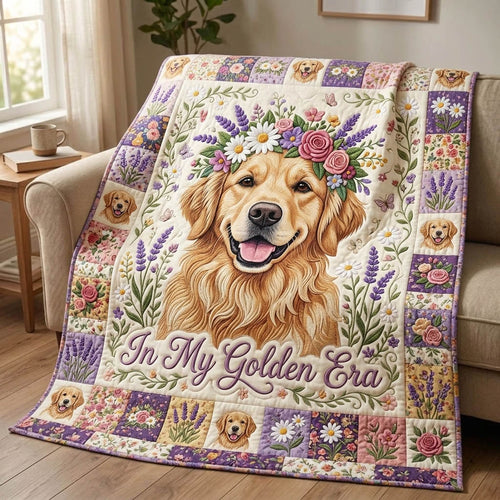 Golden Retrievers Quilted Blanket GFTONMU1252