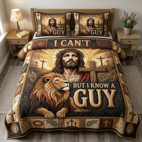 Christian Faith 3-Piece Quilted Bedding Set GFTONMU1262