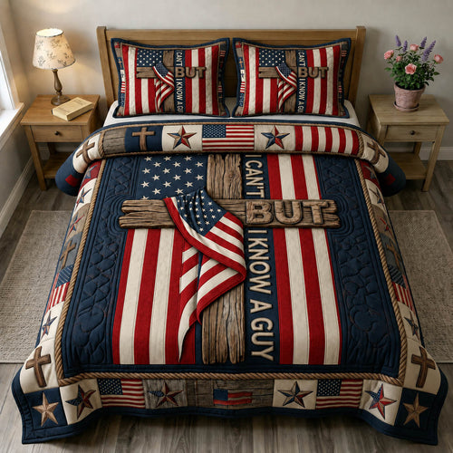 Christian Faith 3-Piece Quilted Bedding Set GFTONMU1263