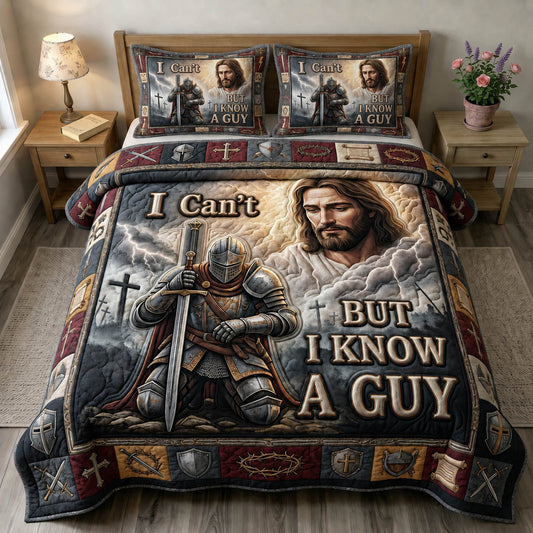 Christian Faith 3-Piece Quilted Bedding Set GFTONMU1264