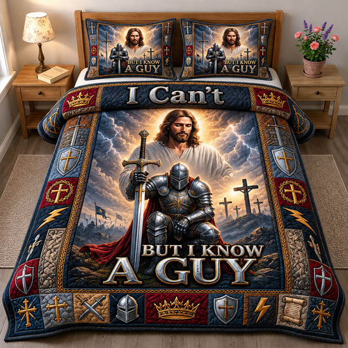 Christian Faith 3-Piece Quilted Bedding Set GFTONMU1265