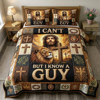 Christian Faith 3-Piece Quilted Bedding Set GFTONMU1267