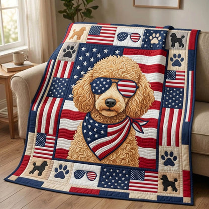 Poodle Lover Quilted Blanket GFTONMU1376