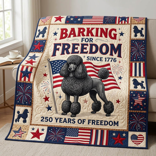 Poodle Lover Quilted Blanket GFTONMU1377