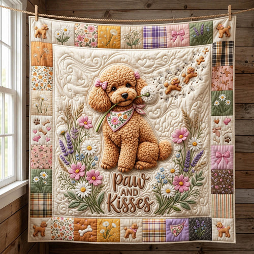 Poodle Lover Quilted Blanket GFTONMU1379