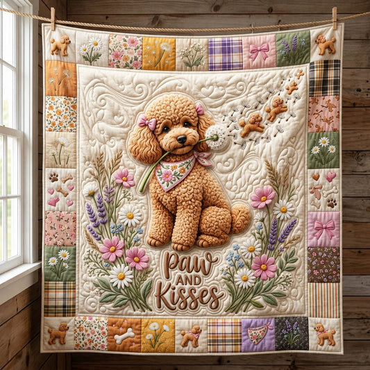 Poodle Lover Quilted Blanket GFTONMU1379