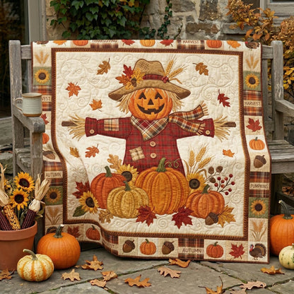 Pumpkin Patch Quilted Blanket GFTONMU1428