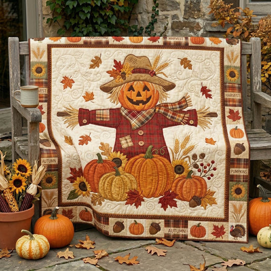 Pumpkin Patch Quilted Blanket GFTONMU1428