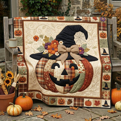 Pumpkin Patch Quilted Blanket GFTONMU1429